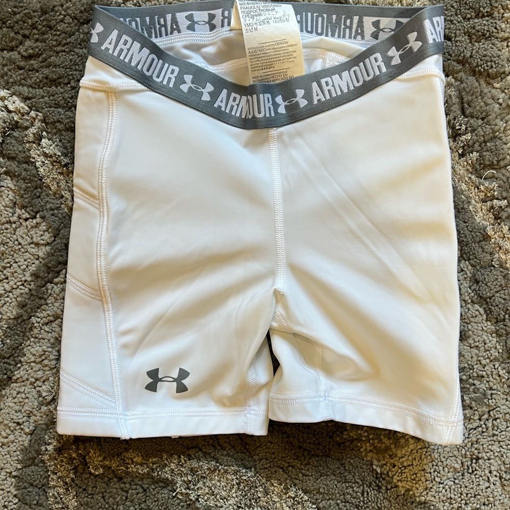 UNDER ARMOUR - Sliding Shorts - Youth Medium - Like New